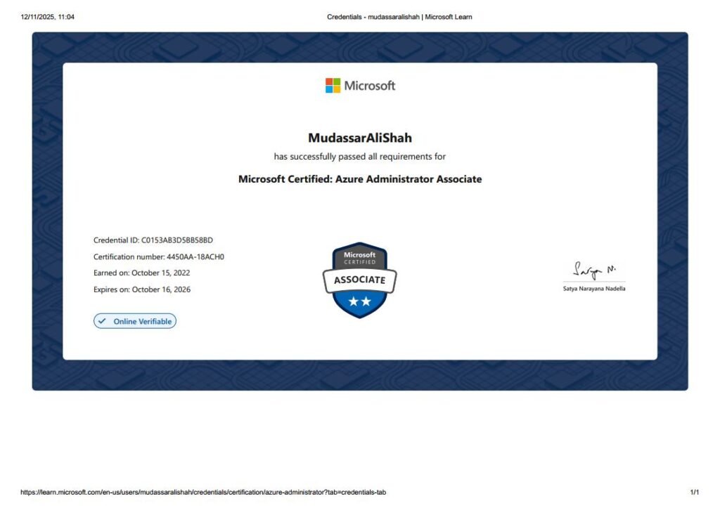 certifications az 104 associate microsoft learnjpg page1